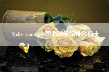 莒县中国消防学院排名前十