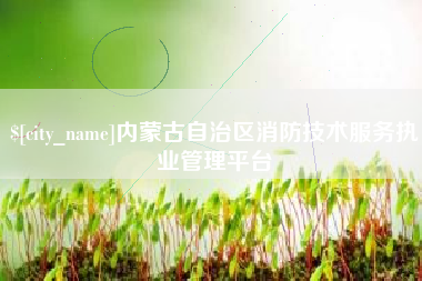 莒县内蒙古自治区消防技术服务执业管理平台