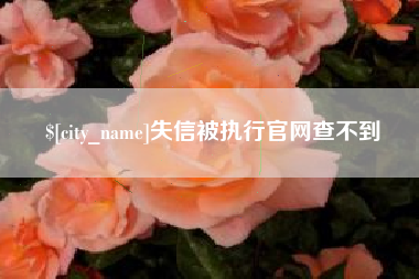莒县失信被执行官网查不到