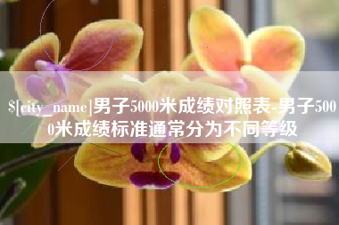 莒县男子5000米成绩对照表-男子5000米成绩标准通常分为不同等级