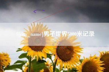 莒县男子世界5000米记录