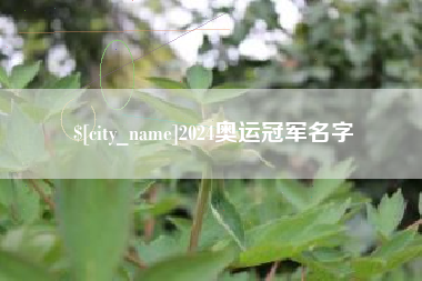 莒县2024奥运冠军名字