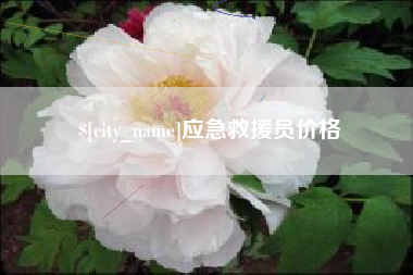 莒县应急救援员价格