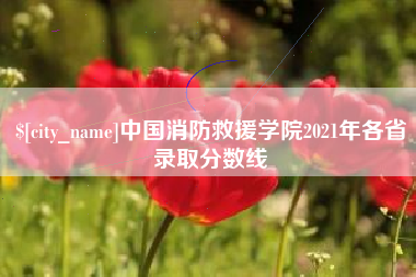 莒县中国消防救援学院2021年各省录取分数线