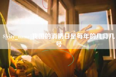 莒县我国的消防日是每年的几月几号