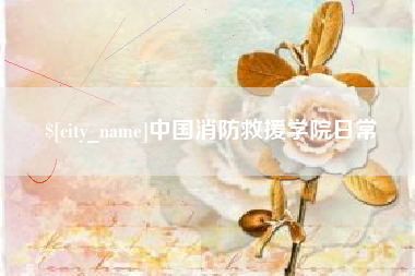 莒县中国消防救援学院日常