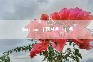 莒县中国金牌18金