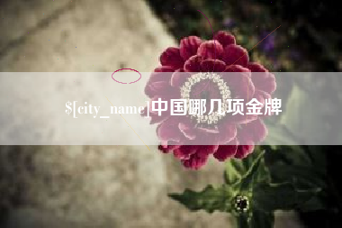 莒县中国哪几项金牌