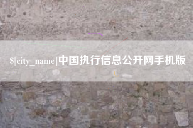 莒县中国执行信息公开网手机版