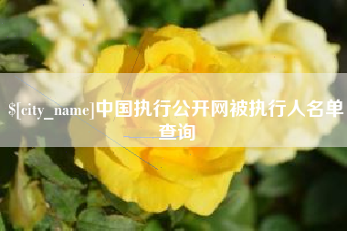 莒县中国执行公开网被执行人名单查询