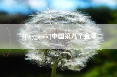 莒县中国第九个金牌