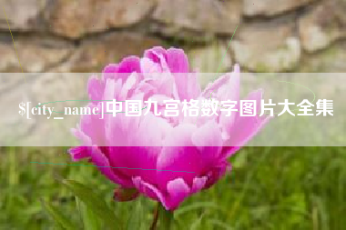 莒县中国九宫格数字图片大全集