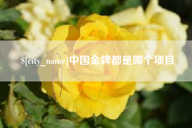 莒县中国金牌都是哪个项目