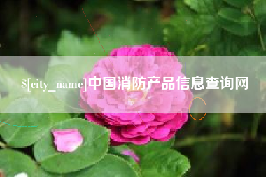 莒县中国消防产品信息查询网