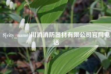 莒县川消消防器材有限公司官网电话