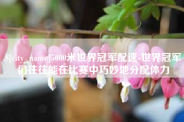 莒县5000米世界冠军配速-世界冠军们往往能在比赛中巧妙地分配体力