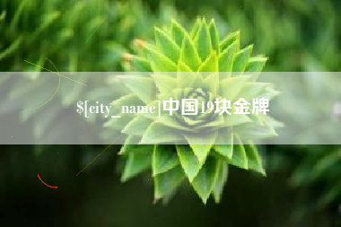 莒县中国19块金牌
