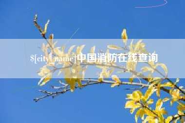 莒县中国消防在线查询
