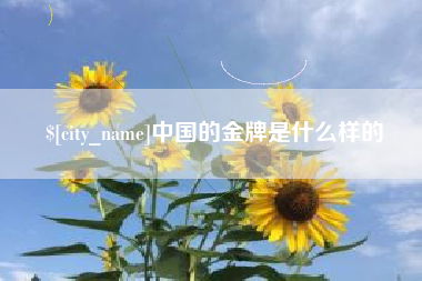 莒县中国的金牌是什么样的