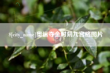 莒县奥运夺金时刻九宫格图片
